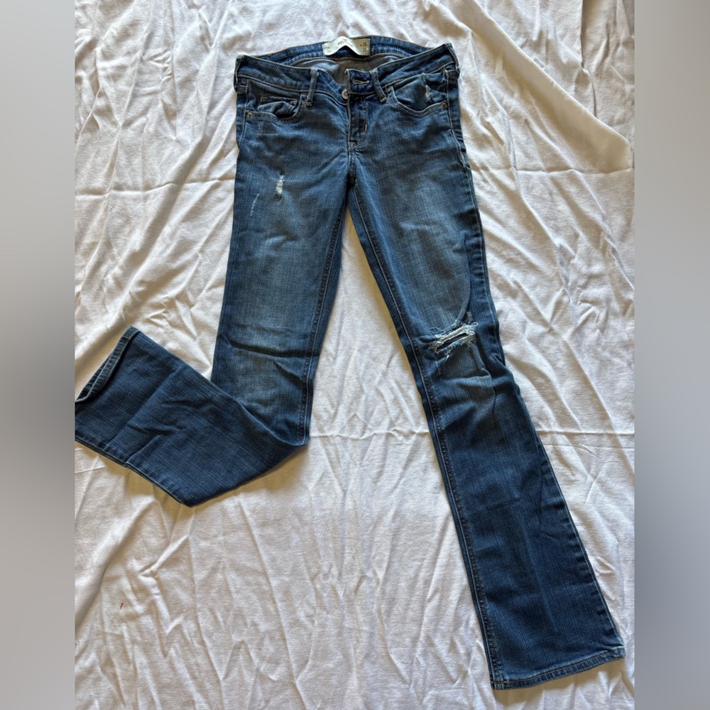 Hollister Women's Blue Bootcut Jeans